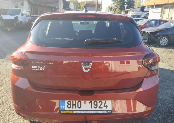 Dacia Sandero cena 29000 przebieg: 2554, rok produkcji 2022 z Piława Górna małe 137